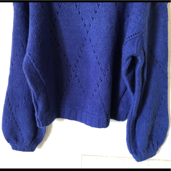 Rare Color For Love and Lemons FL&L Mia Pointelle Sweater XL - Picture 15 of 16